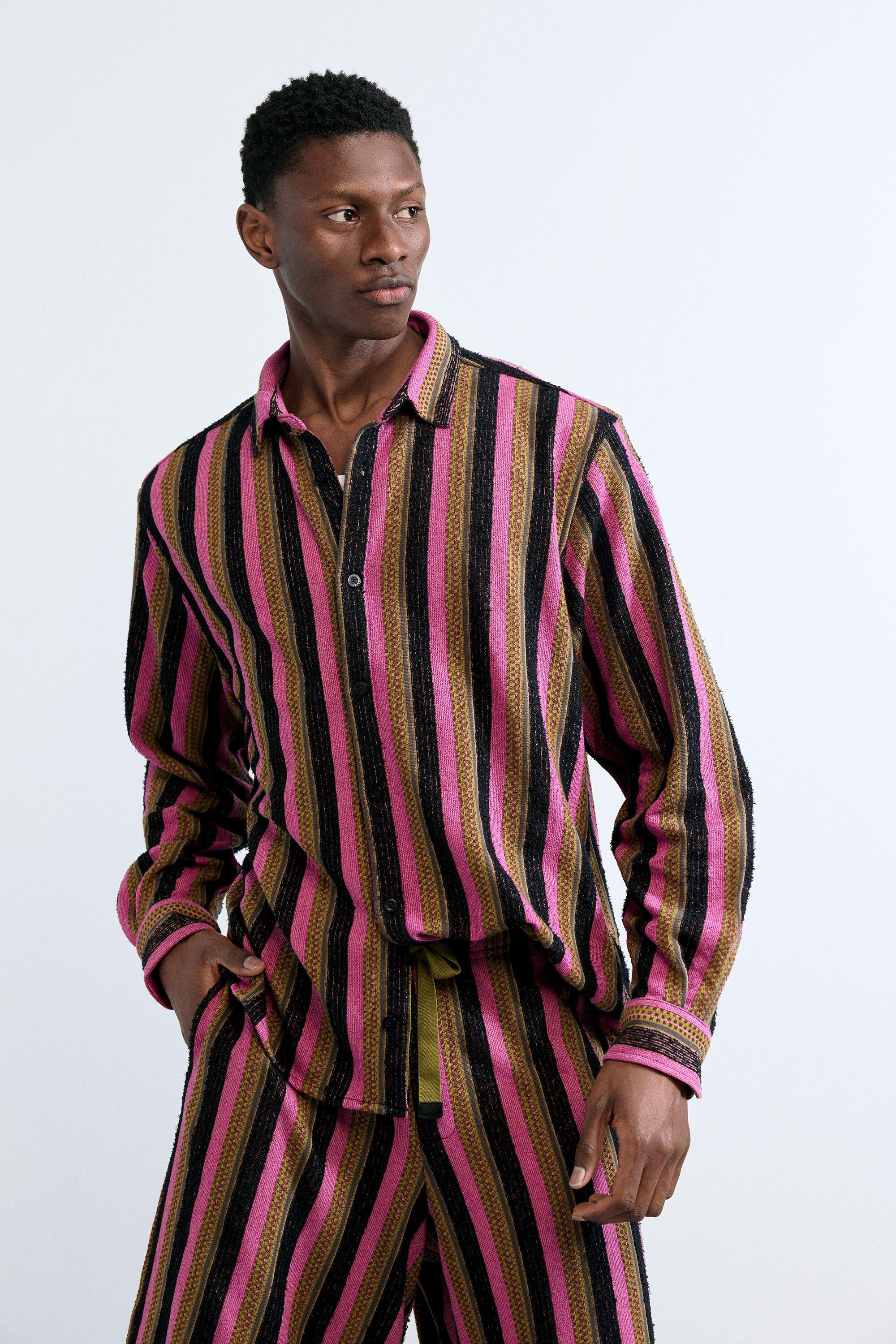Two-tone striped shirt by DESIGUAL