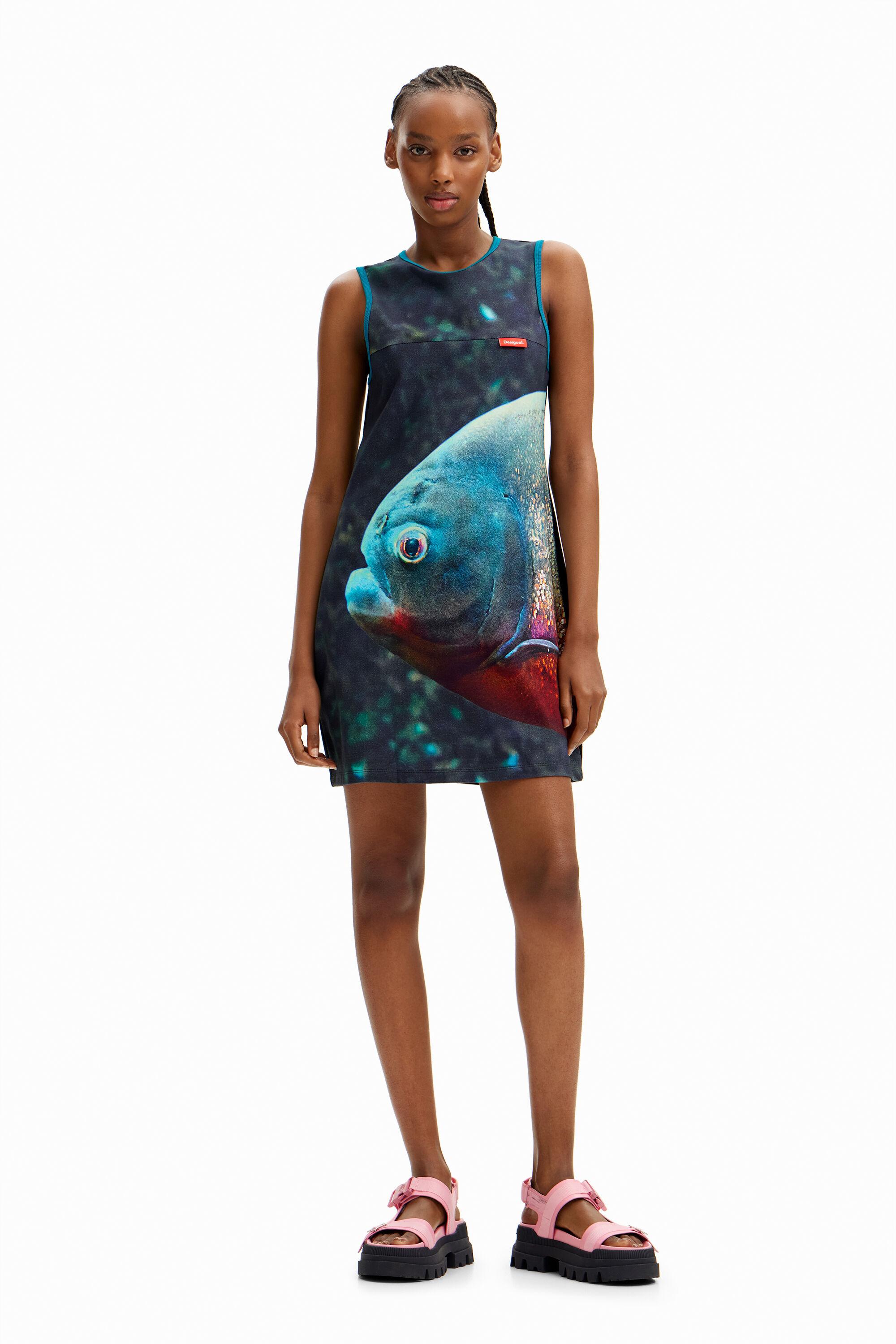 Tyler McGillivary piranha short dress by DESIGUAL
