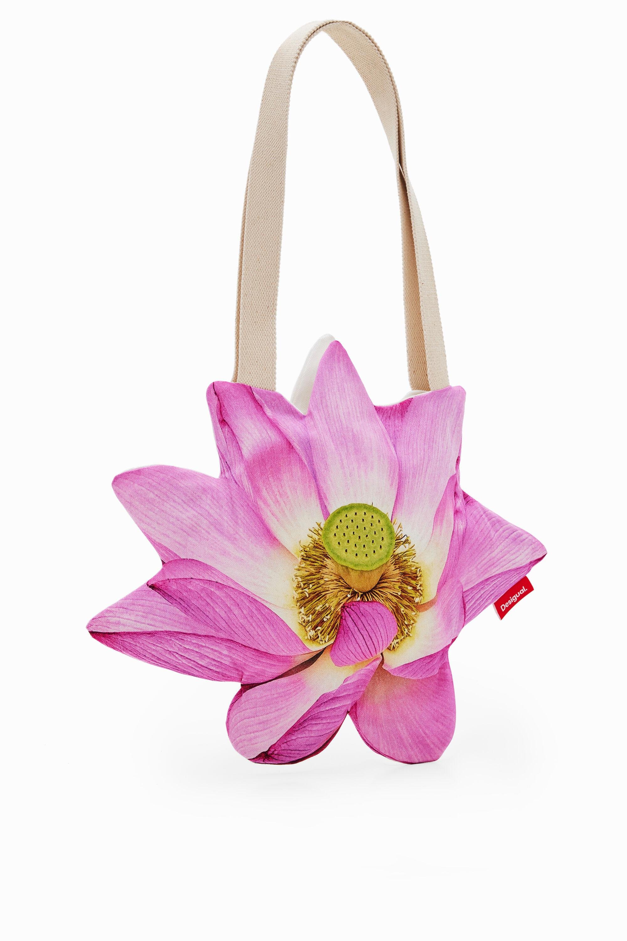 Tyler McGillivary water lily tote bag by DESIGUAL
