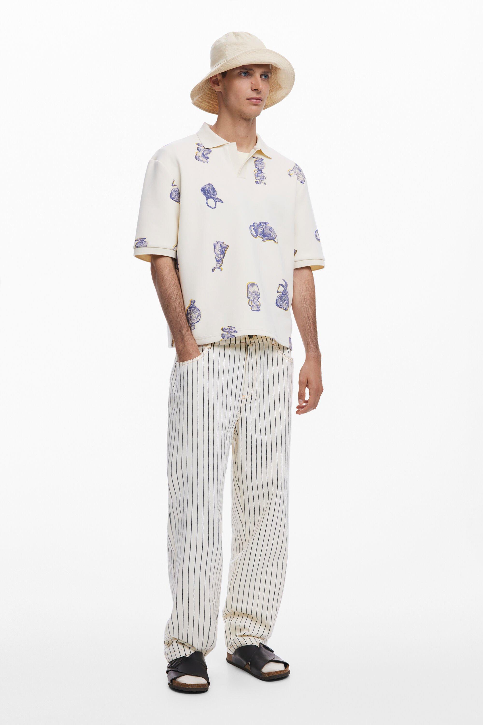 Vertical striped pants by DESIGUAL