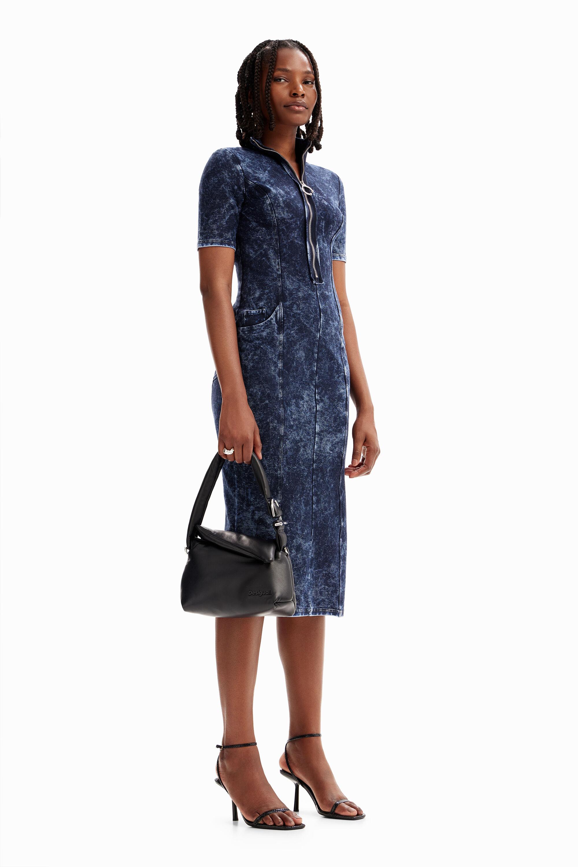 Zip midi dress by DESIGUAL