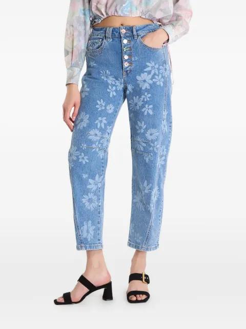 floral-print jeans by DESIGUAL