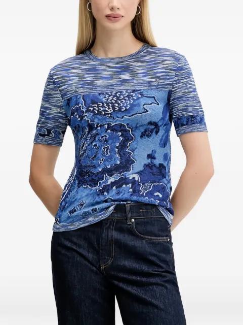 floral short-sleeve top by DESIGUAL