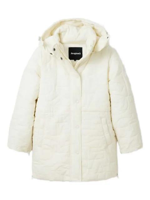 hoodied puffer jacket by DESIGUAL