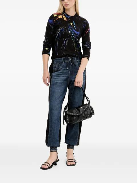 logo patch jeans by DESIGUAL