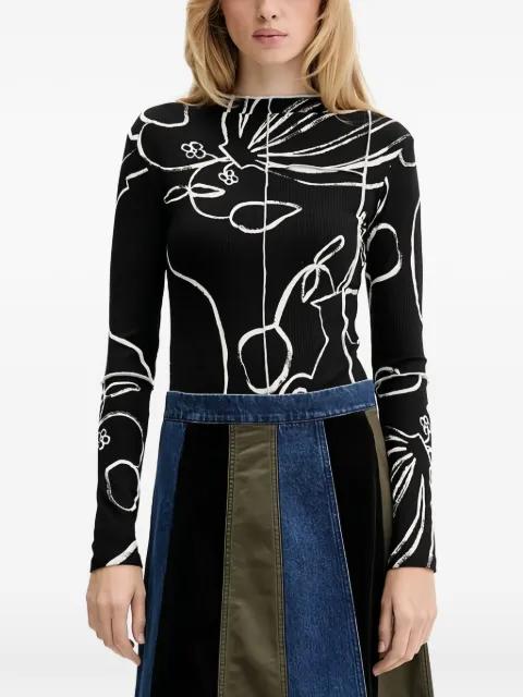 long-sleeve T-shirt by DESIGUAL