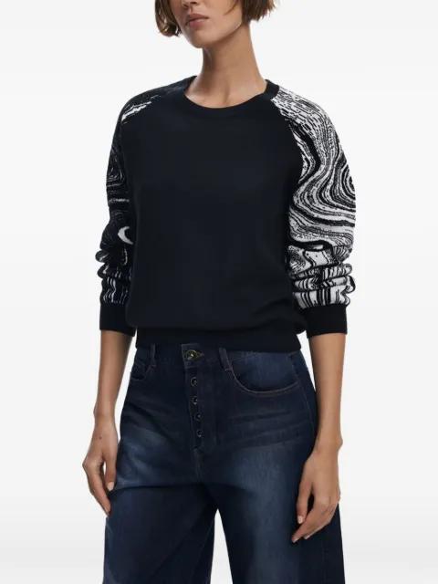 marbled jumper by DESIGUAL