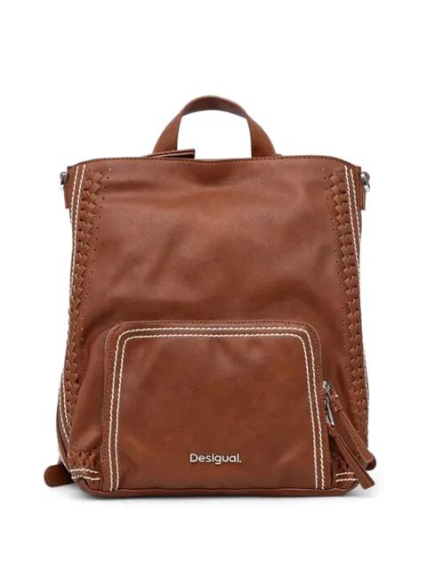 medium braided-trim backpack by DESIGUAL
