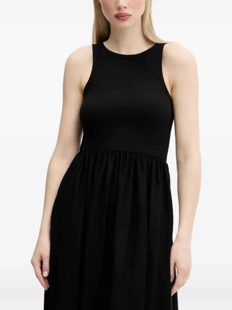 ribbed eyelet midi dress by DESIGUAL