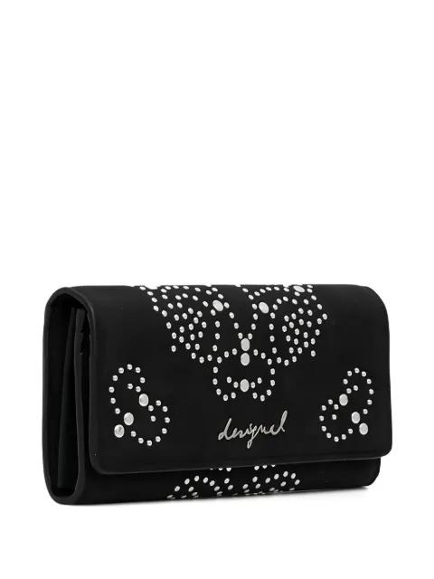 studded detachable cardholder wallet by DESIGUAL