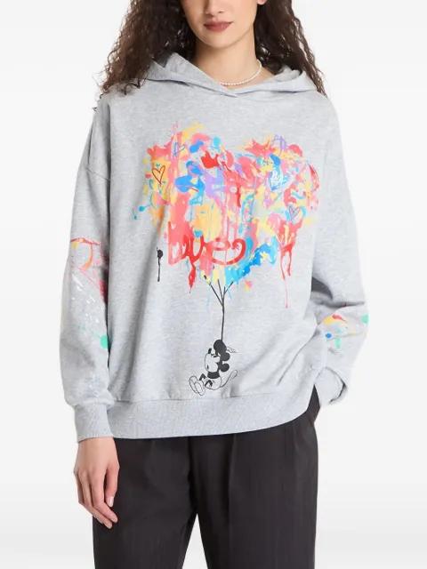 x Disney Mickey Mouse graphic-print hoodie by DESIGUAL