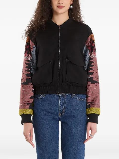 zip-fastening pocket jacket by DESIGUAL