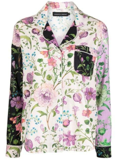 Peresphone floral-print pajamas by DESMOND&DEMPSEY