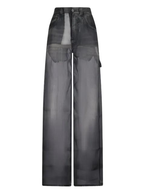 Winona denim-effect trousers by DESTIN
