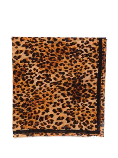 leopard-print scarf by DESTIN