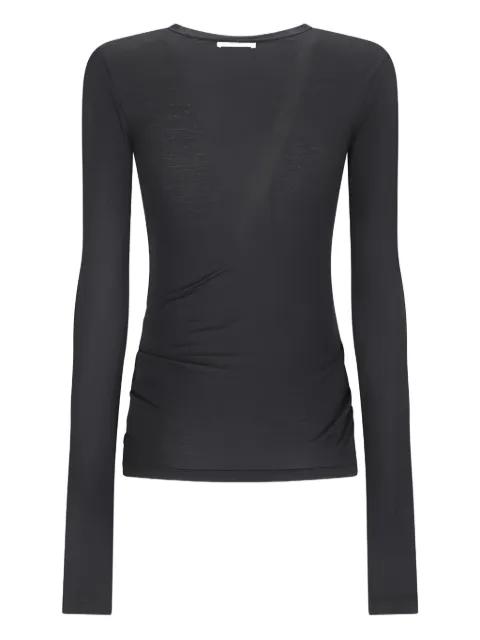long-sleeve draped top by DESTIN