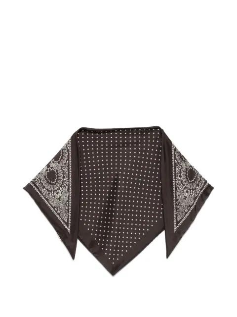 polka dot patterned scarf by DESTIN