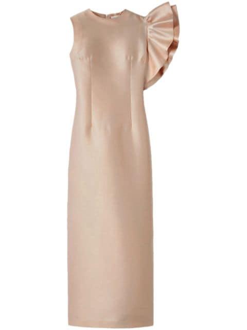 Franz ruffle-detailing dress by D'ESTREE