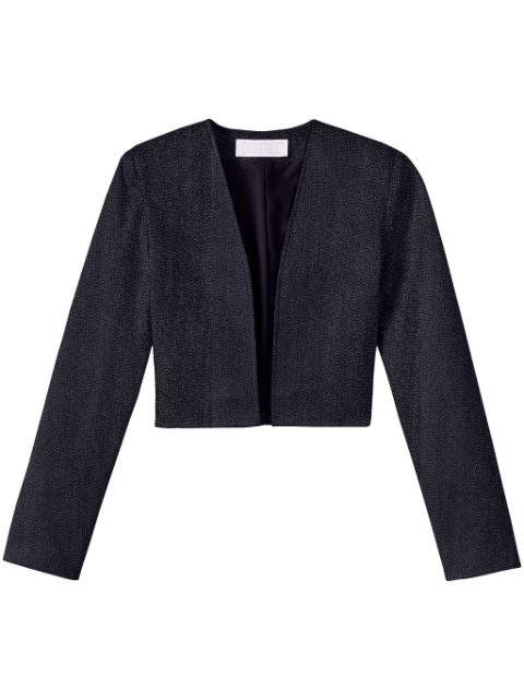 Helmut denim cropped jacket by D'ESTREE