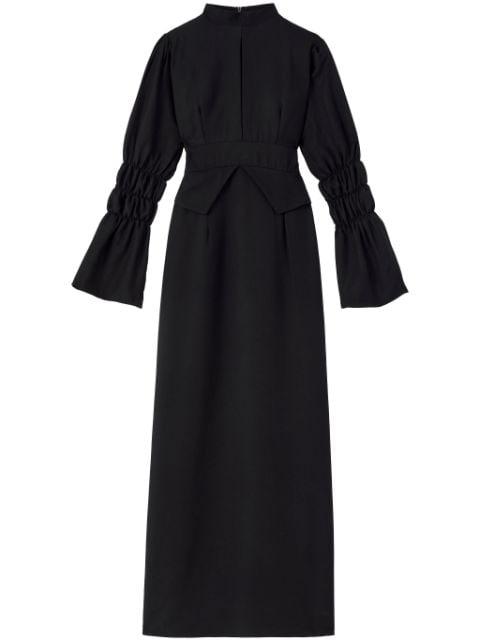 Keith ruched-sleeve dress by D'ESTREE