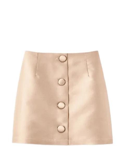 Lucio button mini skirt by D'ESTREE