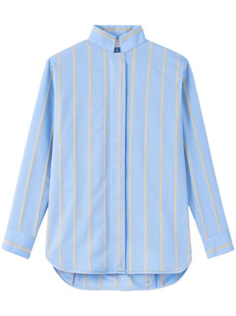 Robert gathered-detail striped blouse by D'ESTREE