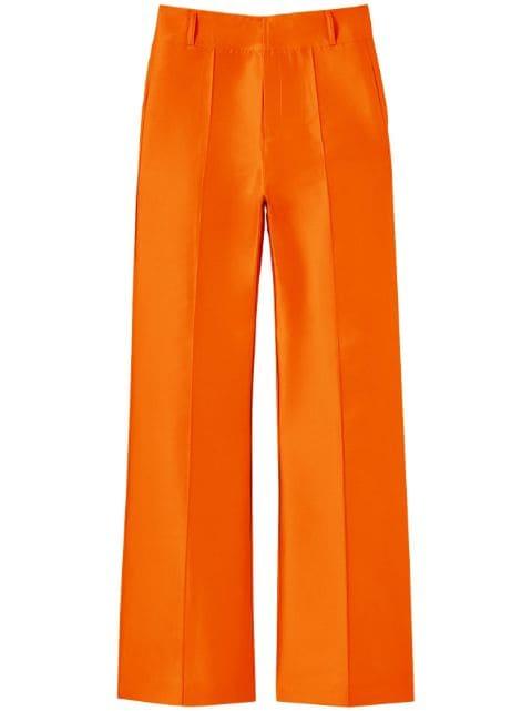 Yoshi pressed-crease trousers by D'ESTREE