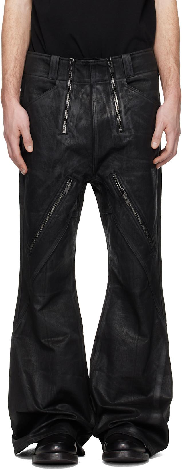 Black Guild Trousers by DET BLEV SENT