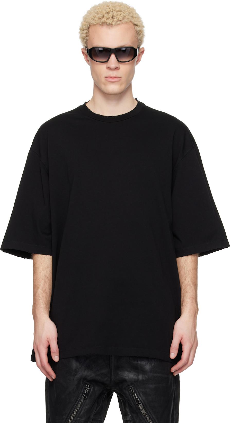 Black Oversized T-shirt by DET BLEV SENT