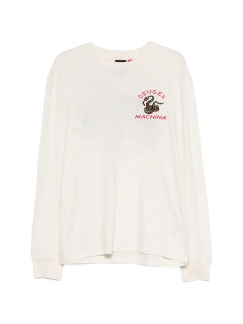 Danger Noodle graphic-print long-sleeves T-shirt by DEUS EX MACHINA