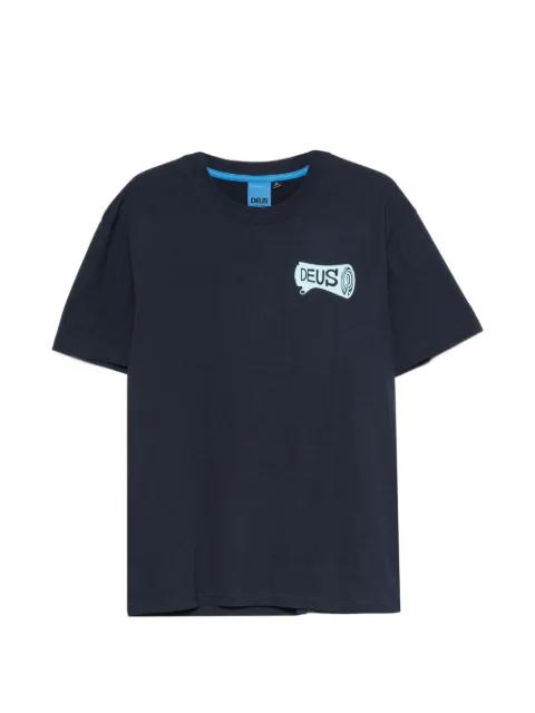 Log logo-print T-shirt by DEUS EX MACHINA