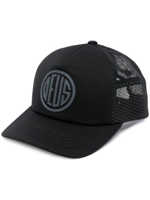logo-embellished mesh-panelled cap by DEUS EX MACHINA