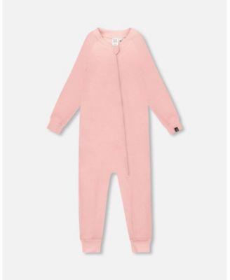 Baby Girl One-Piece Thermal Underwear Dusty Pink - Baby by DEUX PAR DEUX