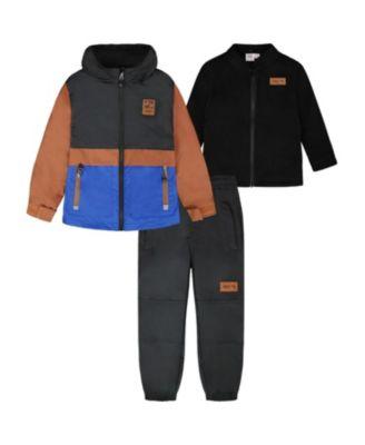 Boys' 3-in-1 Two-Piece Mid-Season Outerwear Set - Little Kid by DEUX PAR DEUX