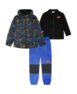 Boys' 3-in-1 Two-Piece Mid-Season Skateboards Outerwear Set - Little Kid by DEUX PAR DEUX