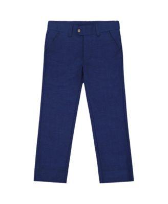 Boys' Button and Zipper Classic Pants - Little Kid by DEUX PAR DEUX