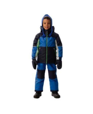 Boys' Colorblock Lightweight Jacket & Foot Strap Pants Two Piece Snowsuit - Little Kid by DEUX PAR DEUX