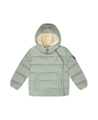 Boys' Compressible Winter Puffy Coat Designed for Car Seat - Little Kid by DEUX PAR DEUX