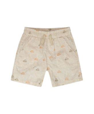Boys' Elastic Waist Safari Poplin Shorts - Little Kid by DEUX PAR DEUX