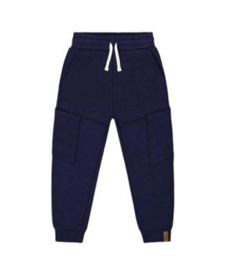 Boys' French Terry Sweatpants with Side Pockets - Little Kid by DEUX PAR DEUX