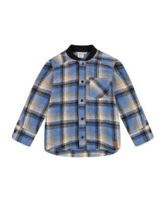 Boys' Long Sleeve Brushed Plaid Button Down Shirt - Little Kid by DEUX PAR DEUX Boys' Long Sleeve Brushed Plaid Button Down Shirt - Little Kid by DEUX PAR DEUX