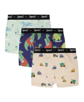 Boys' Organic Cotton Adventure Boxers Pack Of 3 - Little Kid by DEUX PAR DEUX