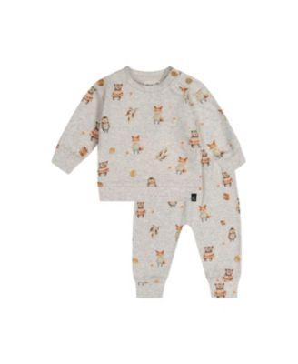 Boys' Organic Cotton Animal Print Pants and Top Set - Baby by DEUX PAR DEUX