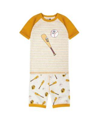Boys' Organic Cotton Baseball Two-Piece Pyjama Set - Little Kid by DEUX PAR DEUX
