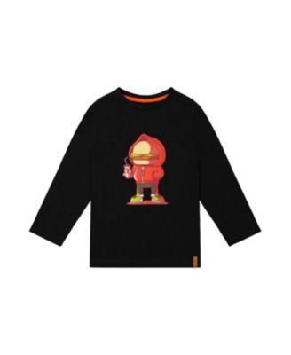 Boys' Organic Cotton Crew Neck Street Graphic Long Sleeve T-Shirt - Little Kid by DEUX PAR DEUX