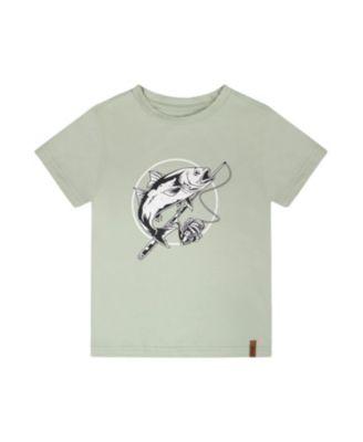 Boys' Organic Cotton Jersey Fish T-Shirt - Little Kid by DEUX PAR DEUX