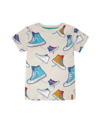 Boys' Organic Cotton Jersey Shoes T-Shirt - Little Kid by DEUX PAR DEUX