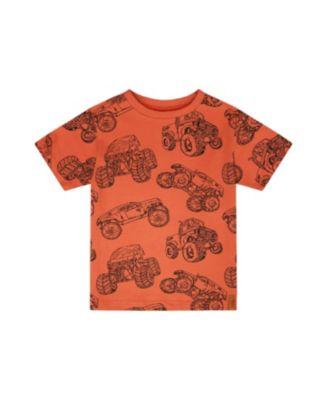 Boys' Organic Cotton Jersey Trucks T-Shirt - Little Kid by DEUX PAR DEUX