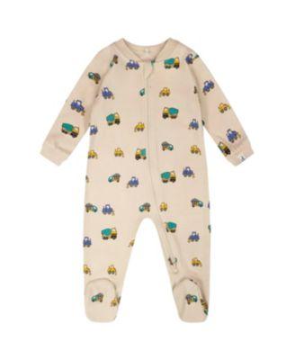 Boys' Organic Cotton One-Piece Truck Print Pyjama - Baby by DEUX PAR DEUX