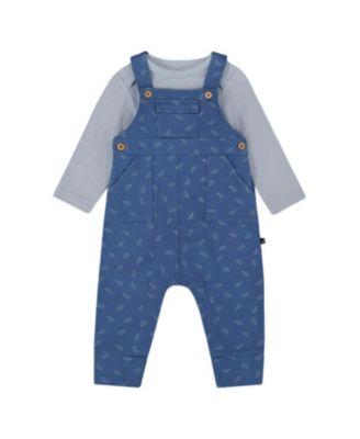 Boys' Organic Cotton Onesie and Overalls Set - Baby by DEUX PAR DEUX Boys' Organic Cotton Onesie and Overalls Set - Baby by DEUX PAR DEUX